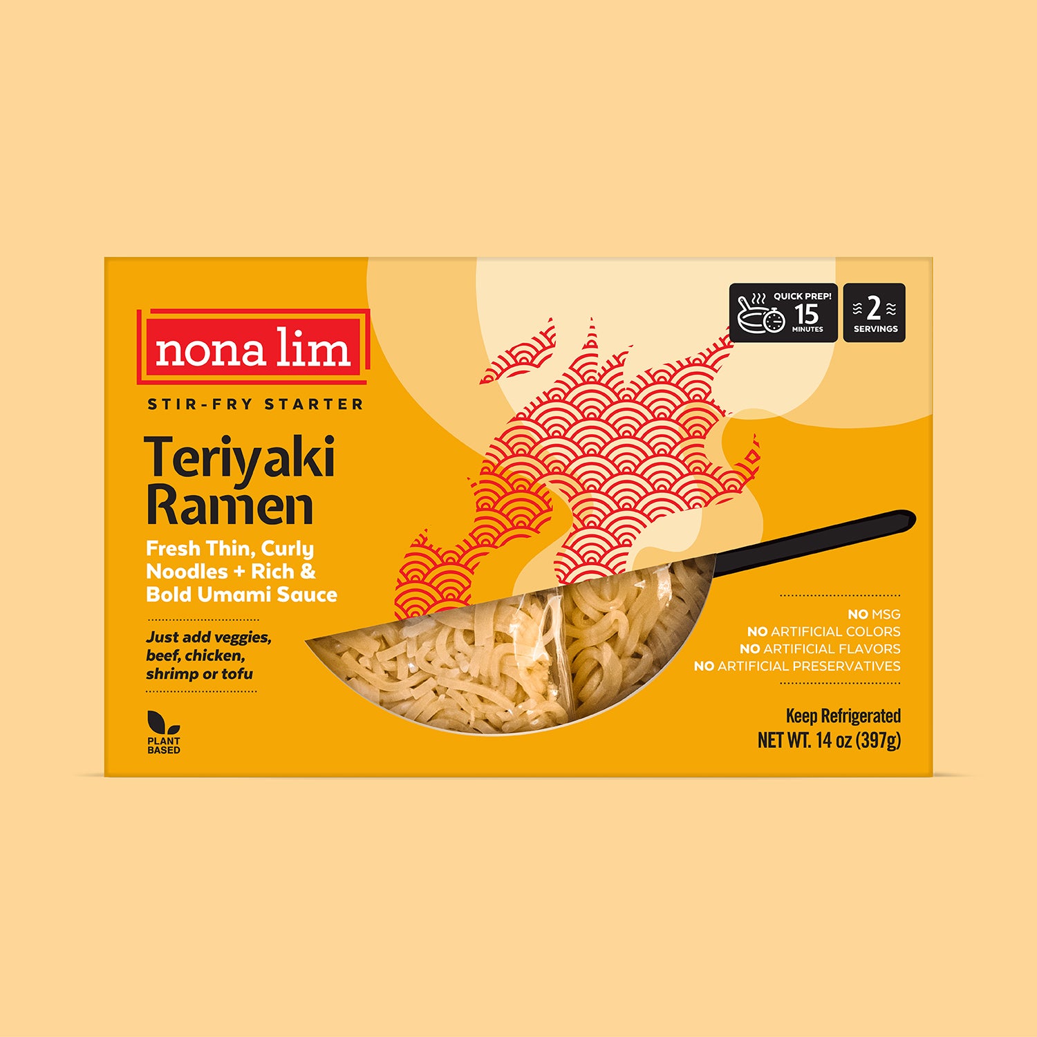 Teriyaki Ramen Stir Fry Kit - 6 Pack (Non-GMO) // Nona Lim